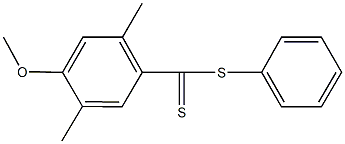 phenyl 4-methoxy-2,5-dimethylbenzenecarbodithioate 구조식 이미지