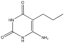 6-amino-5-propylpyrimidine-2,4(1H,3H)-dione Structure