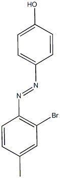 4-[(2-bromo-4-methylphenyl)diazenyl]phenol Structure