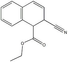 ethyl 2-cyano-1,2-dihydronaphthalene-1-carboxylate Structure