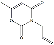 3-allyl-6-methyl-2H-1,3-oxazine-2,4(3H)-dione 구조식 이미지