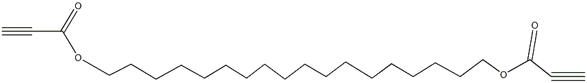 18-(propioloyloxy)octadecyl propiolate Structure