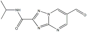 6-formyl-N-isopropyl[1,2,4]triazolo[1,5-a]pyrimidine-2-carboxamide Structure