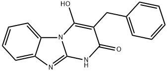 3-benzylpyrimido[1,2-a]benzimidazole-2,4-diol Structure