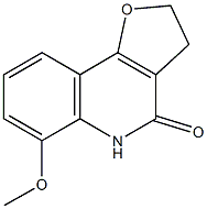 6-methoxy-3,5-dihydrofuro[3,2-c]quinolin-4(2H)-one 구조식 이미지