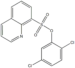 2,5-dichlorophenyl 8-quinolinesulfonate 구조식 이미지