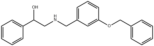 2-{[3-(benzyloxy)benzyl]amino}-1-phenylethanol Structure