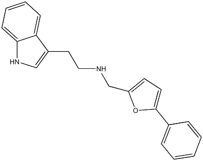 N-[2-(1H-indol-3-yl)ethyl]-N-[(5-phenyl-2-furyl)methyl]amine 구조식 이미지