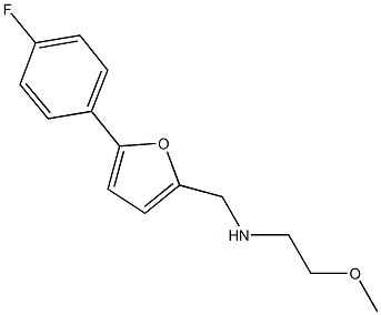 N-{[5-(4-fluorophenyl)-2-furyl]methyl}-N-(2-methoxyethyl)amine Structure