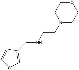 N-[2-(4-morpholinyl)ethyl]-N-(3-thienylmethyl)amine 구조식 이미지