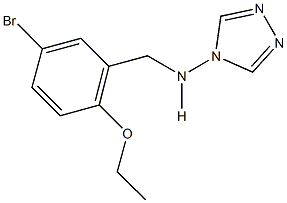 N-(5-bromo-2-ethoxybenzyl)-N-(4H-1,2,4-triazol-4-yl)amine Structure