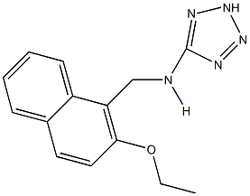 N-[(2-ethoxy-1-naphthyl)methyl]-N-(2H-tetraazol-5-yl)amine 구조식 이미지