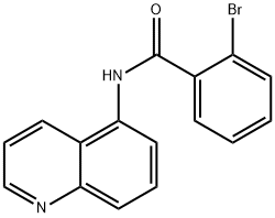 2-bromo-N-(5-quinolinyl)benzamide Structure