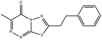 3-methyl-7-(2-phenylethyl)-4H-[1,3,4]thiadiazolo[2,3-c][1,2,4]triazin-4-one 구조식 이미지