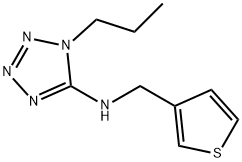 N-(1-propyl-1H-tetraazol-5-yl)-N-(3-thienylmethyl)amine 구조식 이미지