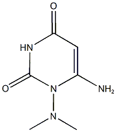 6-amino-1-(dimethylamino)pyrimidine-2,4(1H,3H)-dione Structure