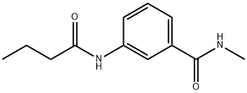 3-(butyrylamino)-N-methylbenzamide Structure