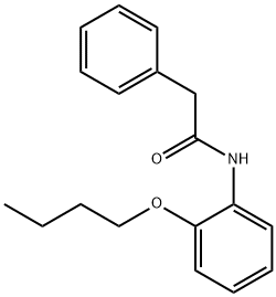 N-(2-butoxyphenyl)-2-phenylacetamide 구조식 이미지