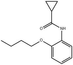 N-(2-butoxyphenyl)cyclopropanecarboxamide 구조식 이미지