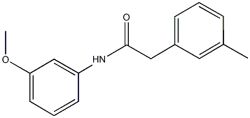 N-(3-methoxyphenyl)-2-(3-methylphenyl)acetamide Structure