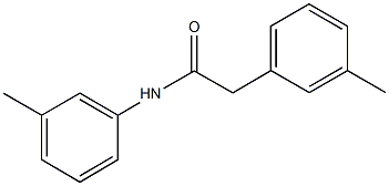 N,2-bis(3-methylphenyl)acetamide 구조식 이미지