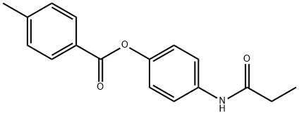 4-(propionylamino)phenyl 4-methylbenzoate Structure