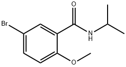 5-bromo-N-isopropyl-2-methoxybenzamide 구조식 이미지