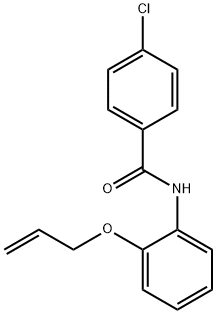 N-[2-(allyloxy)phenyl]-4-chlorobenzamide Structure