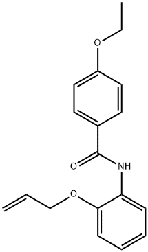 N-[2-(allyloxy)phenyl]-4-ethoxybenzamide Structure
