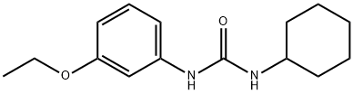 N-cyclohexyl-N'-(3-ethoxyphenyl)urea 구조식 이미지