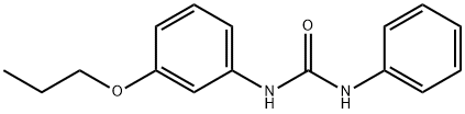 N-phenyl-N'-(3-propoxyphenyl)urea Structure