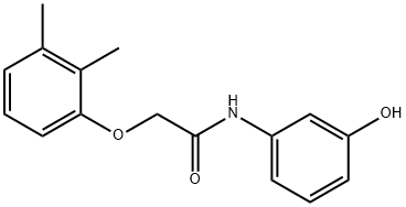 2-(2,3-dimethylphenoxy)-N-(3-hydroxyphenyl)acetamide Structure