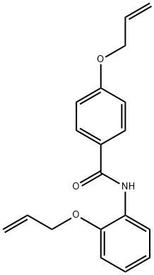 4-(allyloxy)-N-[2-(allyloxy)phenyl]benzamide 구조식 이미지