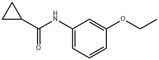 N-(3-ethoxyphenyl)cyclopropanecarboxamide Structure