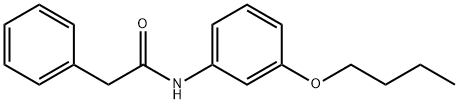 N-(3-butoxyphenyl)-2-phenylacetamide 구조식 이미지