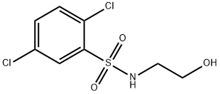 2,5-dichloro-N-(2-hydroxyethyl)benzenesulfonamide 구조식 이미지