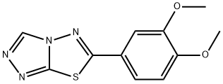 6-(3,4-dimethoxyphenyl)[1,2,4]triazolo[3,4-b][1,3,4]thiadiazole Structure