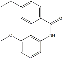4-ethyl-N-(3-methoxyphenyl)benzamide 구조식 이미지