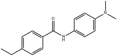 N-[4-(dimethylamino)phenyl]-4-ethylbenzamide 구조식 이미지