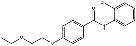 N-(2-chlorophenyl)-4-(2-ethoxyethoxy)benzamide Structure