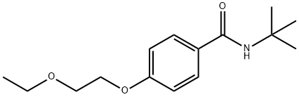 N-(tert-butyl)-4-(2-ethoxyethoxy)benzamide 구조식 이미지