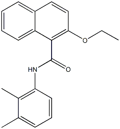 N-(2,3-dimethylphenyl)-2-ethoxy-1-naphthamide 구조식 이미지