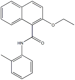 2-ethoxy-N-(2-methylphenyl)-1-naphthamide Structure