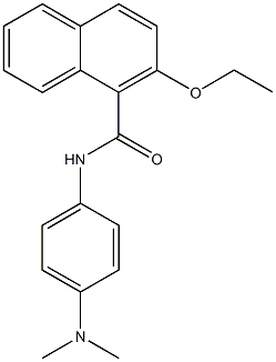 N-[4-(dimethylamino)phenyl]-2-ethoxy-1-naphthamide 구조식 이미지