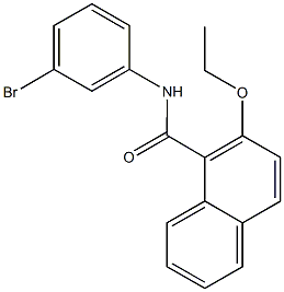 N-(3-bromophenyl)-2-ethoxy-1-naphthamide 구조식 이미지