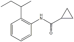 N-(2-sec-butylphenyl)cyclopropanecarboxamide 구조식 이미지