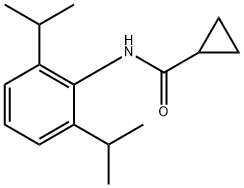 N-(2,6-diisopropylphenyl)cyclopropanecarboxamide 구조식 이미지