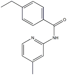 4-ethyl-N-(4-methyl-2-pyridinyl)benzamide Structure