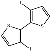 3,3'-diiodo-2,2'-bithiophene 구조식 이미지