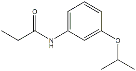 N-(3-isopropoxyphenyl)propanamide Structure